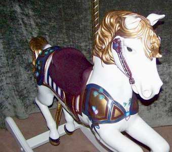 s & s wood carvers rocking horse
