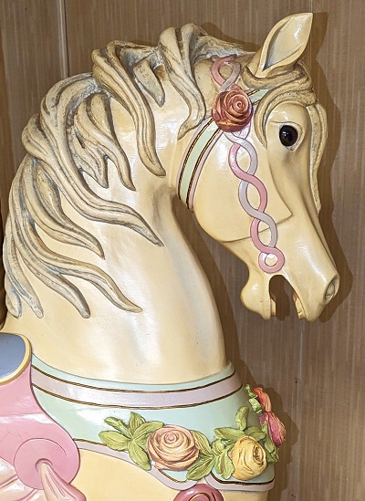 Looff Floral Horse, head