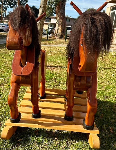 Clyde N Dale Rocking Horses front