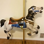 Allan Herschell Carousel Horse, 1/2 and 1/2