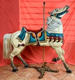 Antique Carmel Carousel Horse