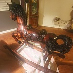 S&S Woodcarvers Rocking Horse