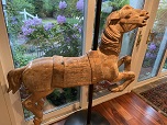 Antique Allan Herschell Blanket Pony