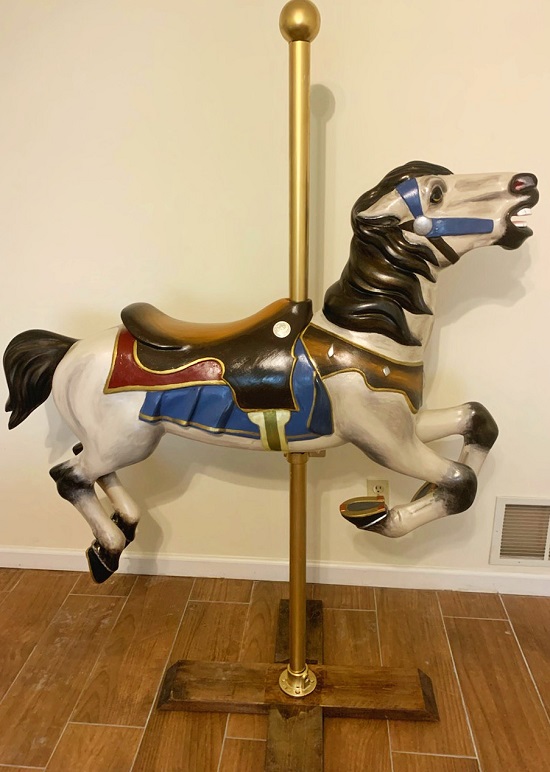 Allan Herschell Carousel Horse 1/2 and 1/2