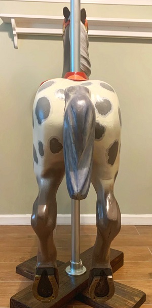 Allan Herschell Carousel Horse, rear