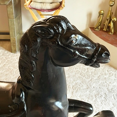 Art Carvers Rocking Horse face