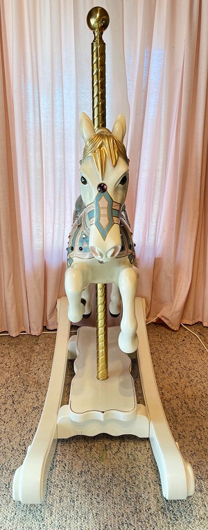 S&S Woodcarvers Carousel Rocking Horse front