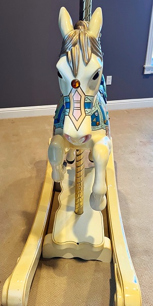 S&S Woodcarvers Carousel Rocking Horse front