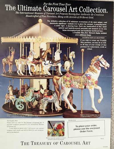 Franklin Mint carousel art collection