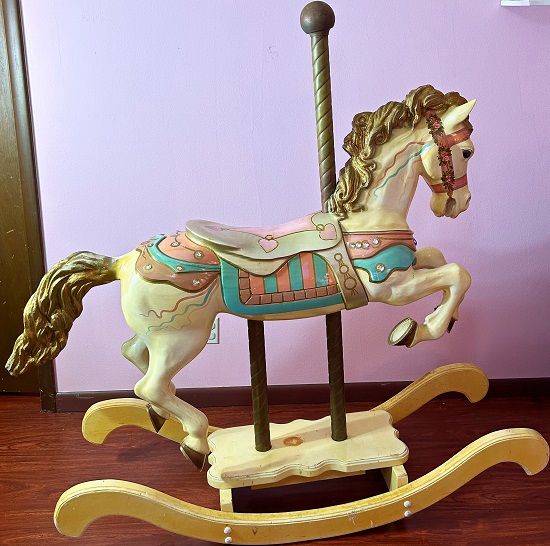 Carousel Rocking Horse reverse side