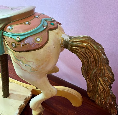 Carousel Rocking Horse rear side