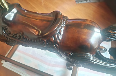 Curly Tail Rocking Pony saddle