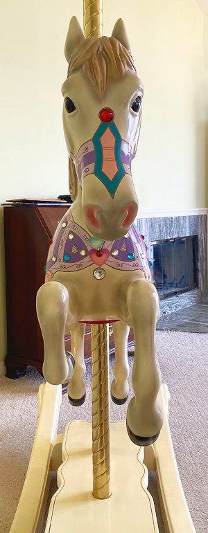 S&S Woodcarvers Rocking Horse front