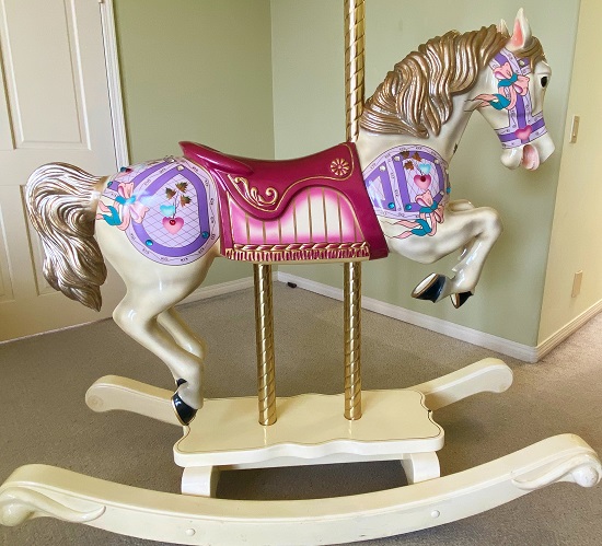 Carousel Rocking Horse reverse side