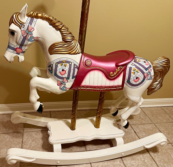 Carousel Rocking Horse reverse side