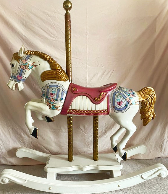 Carousel Rocking Horse reverse side