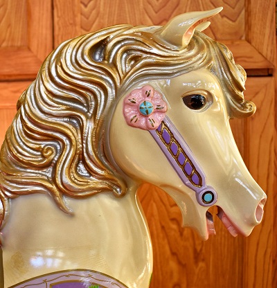 Diana's Carousel Pony, face