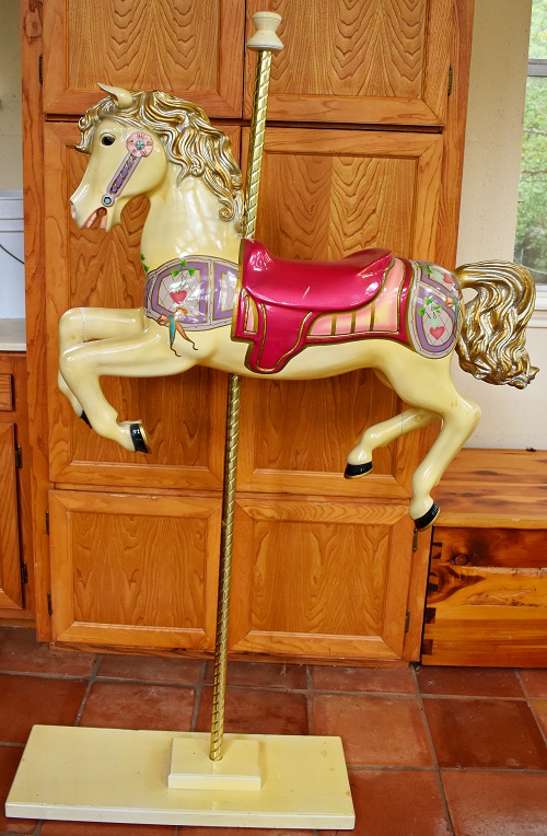 Diana's Carousel Pony, post side
