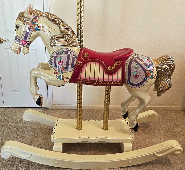 Carousel Rocking Horse reverse side