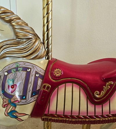 Diana's Large Carousel Rocking Horse post saddle