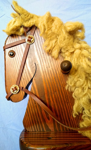 Flat Seat Rocking Horse head