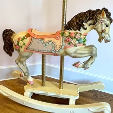 Floral Rocking Horse