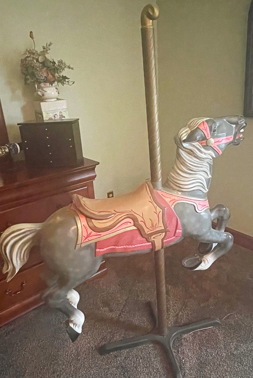 Allan Herschell Carousel Horse 1/2 and 1/2