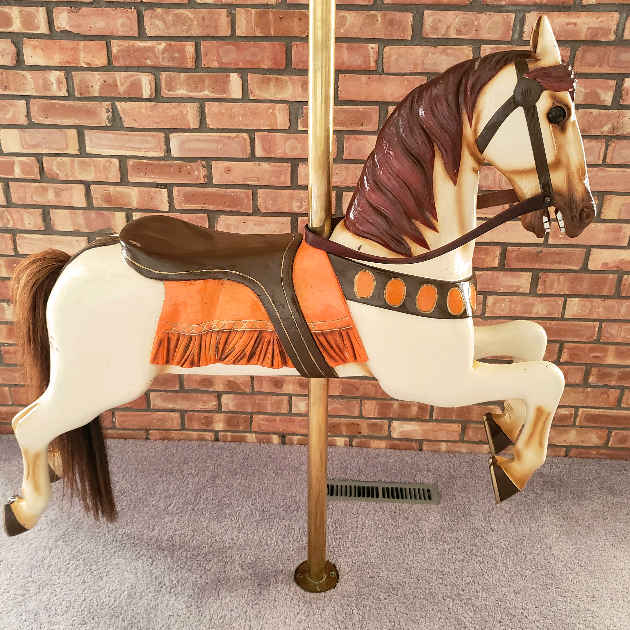 Herschell-Spillman Carousel Horse, Jumper