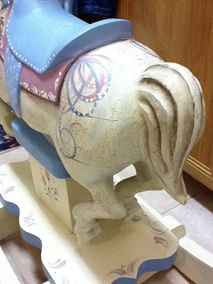 Jelks rocking horse back view