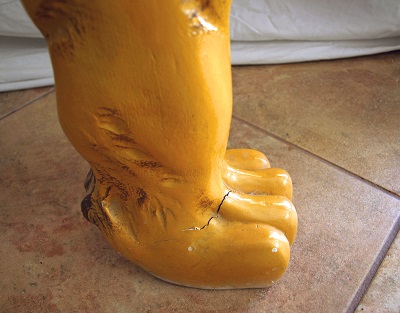 Lion rear paw