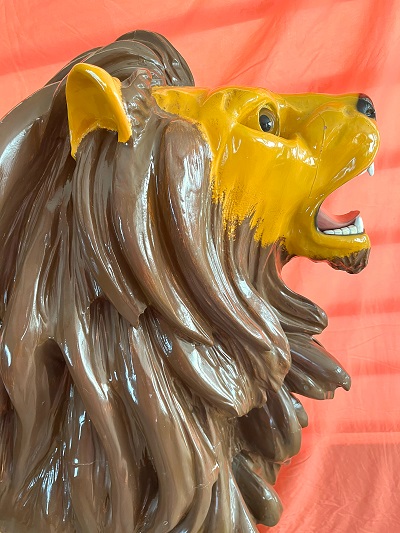 Lion head detail