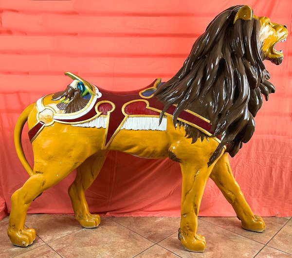 Striding PTC Carousel Lion