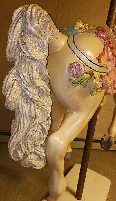 Looff Floral Horse, back