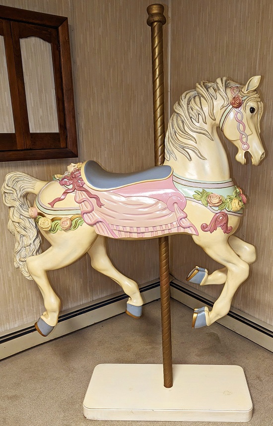 Looff Reproduction Floral Carousel Horse