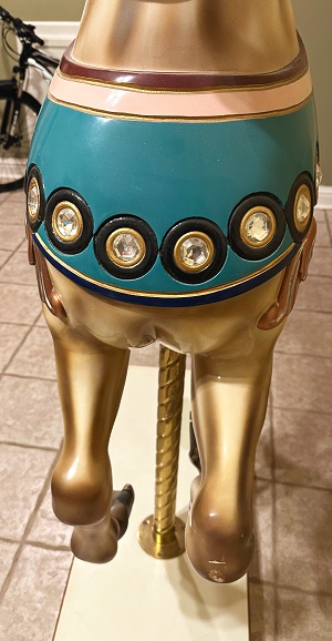 Looff Reproduction Horse, front legs