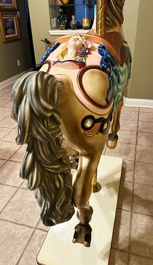 Looff Reproduction Horse, rear