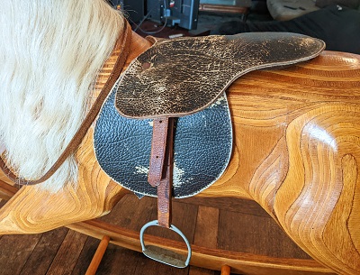 Relko Rocking Horse saddle reverse side
