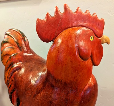 Rooster face