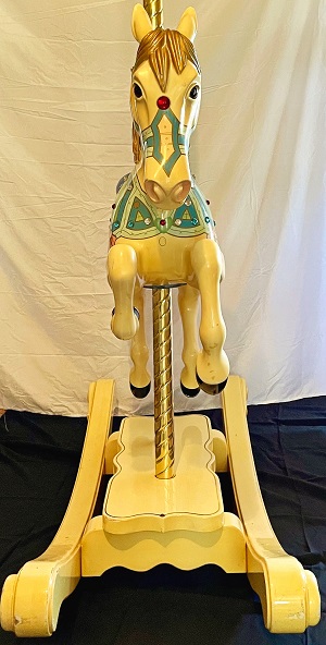 S&S Woodcarvers Carousel Rocking Horse front