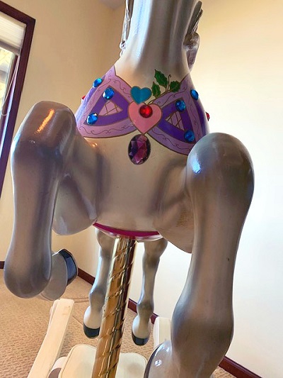 Diana's Large Carousel Rocking Horse chest