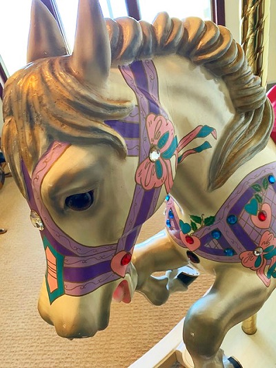 Diana's Large Carousel Rocking Horse head