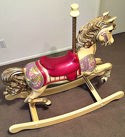 Right side rocking horse