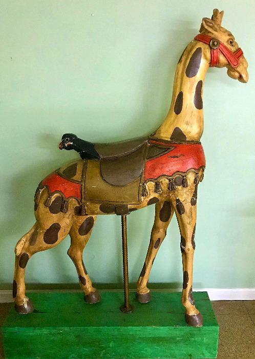 Standing carousel giraffe (imitation)