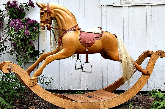 Stevenson Brothers Bow Rocking Horse