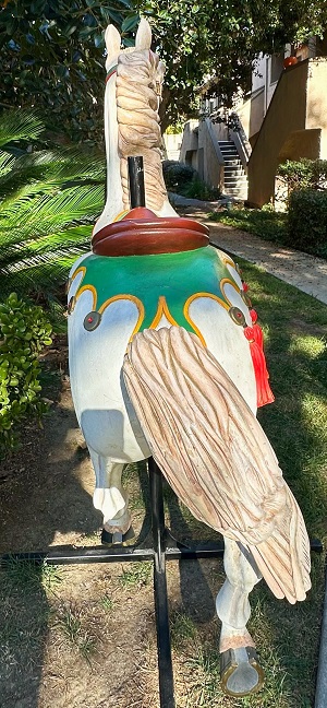 Jumper Carousel Horse rear side