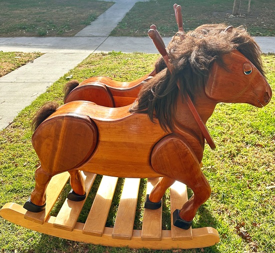 Clyde N Dale Rocking Horses reverse side