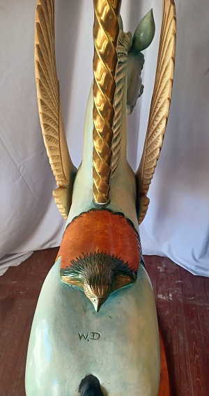 Pegasus Carousel Horse top
