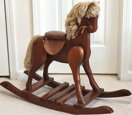 American Rocking Horse hop on to ride